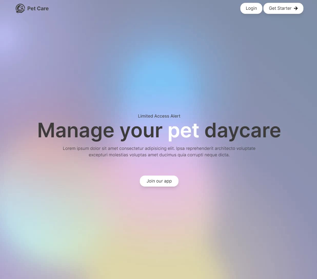 PetSoft - házikedvenc gondoskodó webapp thumbnail